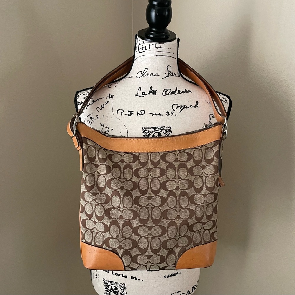 Vintage Coach Signature Monogram Bag